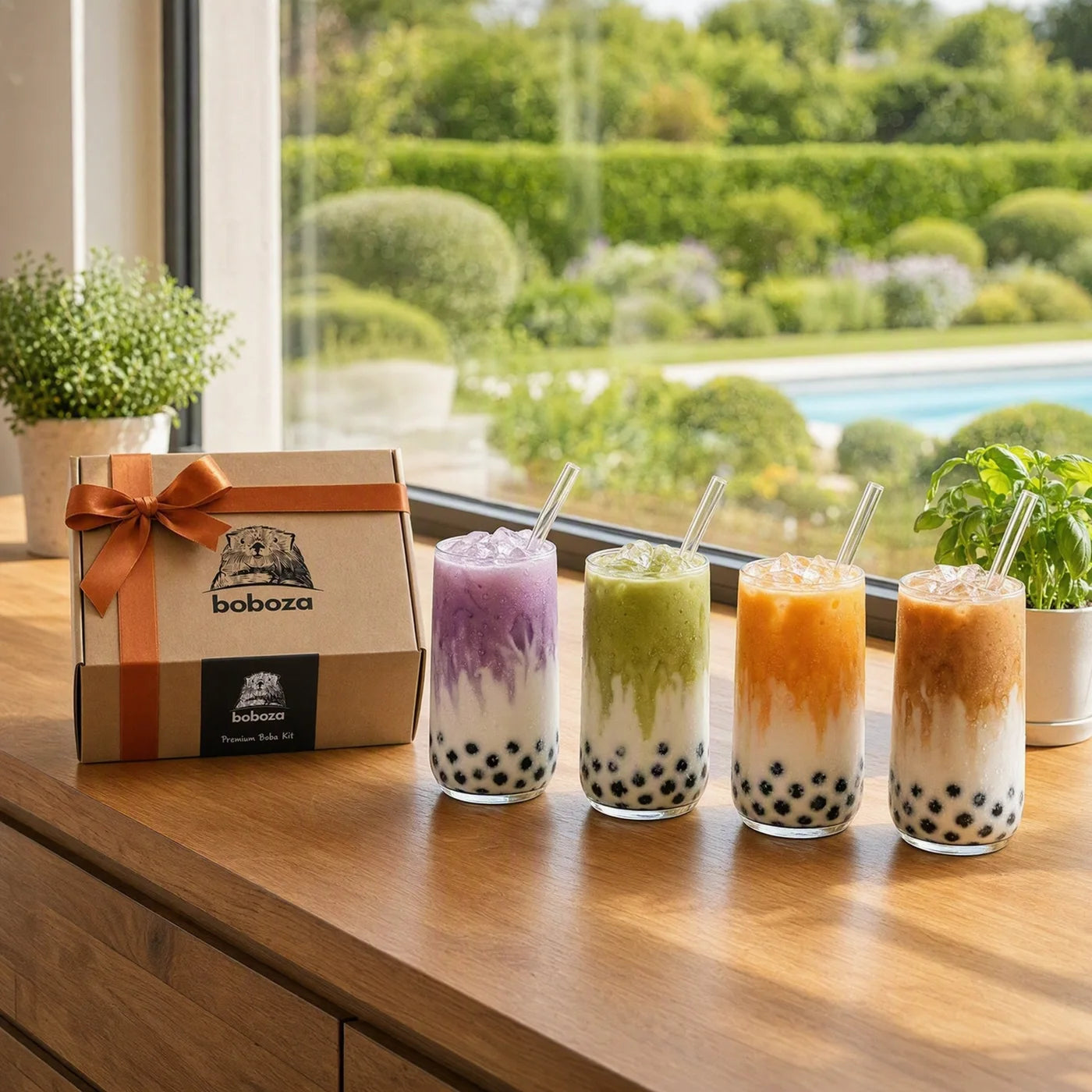 Try Boboza kit with four flavor packs