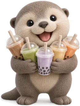 Boboza otter mascot