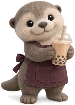 Boboza otter mascot